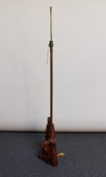 Sculptural Driftwood and Brass Floor Lamp - Image 3
