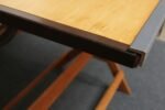 Mid-20th Century Large Maple and Oak Drafting Table - Image 15