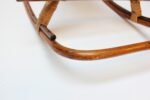 Mid-Century Italian Modern Bamboo and Rattan Rocking Horse Attributed to Albini - Image 18