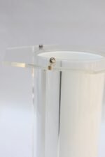 Vintage Acrylic and Cased Glass Hexagonal Table Lamp - Image 9