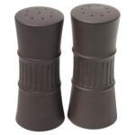 Early Jens Quistgaard for Dansk Flamestone Salt and Pepper Shakers