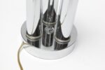 Mid-Century American Modern Chrome Three-Fixture Table Lamp - Image 11