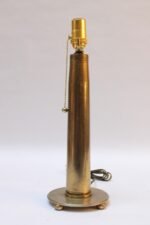 Vintage Brass Artillery Shell Trench Art Table Lamp - Image 3