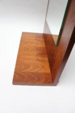 Mid-Century American Modern Walnut Wall or Tabletop Mirror - Image 12