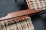 Set of Four Mid-Century American Modern Walnut Dining Chairs After Jens Risom - Image 24