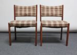 Set of Four Mid-Century American Modern Walnut Dining Chairs After Jens Risom - Image 7
