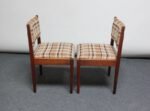 Set of Four Mid-Century American Modern Walnut Dining Chairs After Jens Risom - Image 10