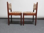 Set of Four Mid-Century American Modern Walnut Dining Chairs After Jens Risom - Image 8