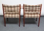 Set of Four Mid-Century American Modern Walnut Dining Chairs After Jens Risom - Image 9