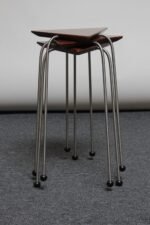 Set of Three Stacking Bubinga "Triped" Tables by David Kiernan - Image 3