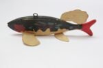 Grouping of Five Hand-Painted and Carved American Folk Art Fish Decoys - Image 7