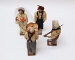 Outsider Art Hand-Carved "Shotgun Wedding" Tableau - Image 2