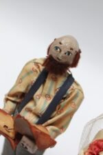 Outsider Art Hand-Carved "Shotgun Wedding" Tableau - Image 10