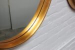 Vintage Pair of Labarge Oval Giltwood Wall Mirrors - Image 7