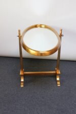 Labarge Hollywood Regency-Style Giltwood Oval Cheval Floor Mirror - Image 10