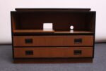 Vintage Maple Media Console with Extendable Surface - Image 4