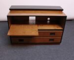 Vintage Maple Media Console with Extendable Surface - Image 3