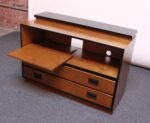 Vintage Maple Media Console with Extendable Surface - Image 5