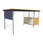 Vintage Multi-Color Birch Desk by Charles and Ray Eames for Herman Miller