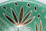 Art Deco Mint Green and Gold Leaf Ceramic Bowl by Waylande Gregory - Image 10