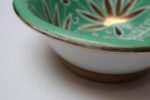 Art Deco Mint Green and Gold Leaf Ceramic Bowl by Waylande Gregory - Image 16