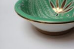 Art Deco Mint Green and Gold Leaf Ceramic Bowl by Waylande Gregory - Image 19