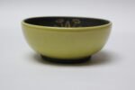 Small Art Deco Chartreuse and Gold Leaf Ceramic Bowl by Waylande Gregory - Image 4