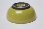 Small Art Deco Chartreuse and Gold Leaf Ceramic Bowl by Waylande Gregory - Image 5