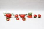 Six-Piece Royal Bayreuth Bavarian Porcelain Figural "Tomato" Tea Set - Image 2