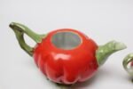 Six-Piece Royal Bayreuth Bavarian Porcelain Figural "Tomato" Tea Set - Image 10