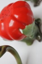 Six-Piece Royal Bayreuth Bavarian Porcelain Figural "Tomato" Tea Set - Image 11