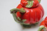 Six-Piece Royal Bayreuth Bavarian Porcelain Figural "Tomato" Tea Set - Image 12