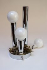 Mid-Century American Modern Chrome Three-Fixture Table Lamp - Image 6