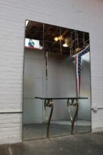 Mid-Century Modern Italian Hallway Mirror with Console - Image 3
