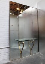 Mid-Century Modern Italian Hallway Mirror with Console - Image 2