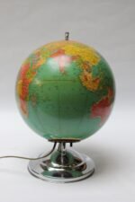Vintage Replogle Glass Illuminated Library Globe - Image 13