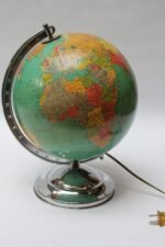 Vintage Replogle Glass Illuminated Library Globe - Image 15