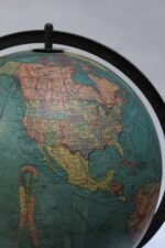 Art Deco Replogle Illuminated Glass Library Globe - Image 17