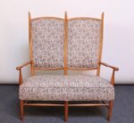 Mid-Century High-Back Birch Settee by Maxwell Royal - Image 5