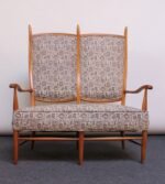Mid-Century High-Back Birch Settee by Maxwell Royal - Image 6