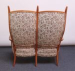 Mid-Century High-Back Birch Settee by Maxwell Royal - Image 9