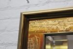 Vintage Acid-Etched Brass Wall Mirror by Bernhard Rohne for Mastercraft - Image 10