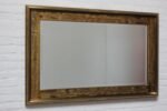 Vintage Acid-Etched Brass Wall Mirror by Bernhard Rohne for Mastercraft - Image 4