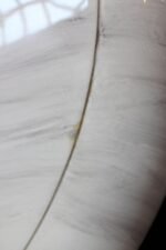 Vintage Faux-Marble Resin "Mushroom" Coffee Table - Image 14