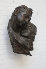 Fortini Cast Bronze Figural Relief Sculpture - Image 5