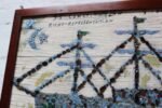 Folk Art USS Constitution Mixed Media Sea Glass Mosaic on Board - Image 10