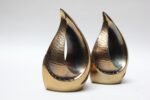 Pair of Ben Seibel for Jenfredware Brass "Flame" Bookends - Image 3