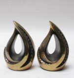 Pair of Modernist Brass "Flame" Bookends Designed by Ben Seibel for Jenfredware - Image 2