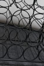 Freestanding Wrought Iron Wine Rack by Arthur Umanoff - Image 8