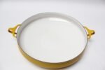 Mid-Century Large Yellow "Kobenstyle" Paella Pan by Jens Quistgaard for Dansk - Image 5